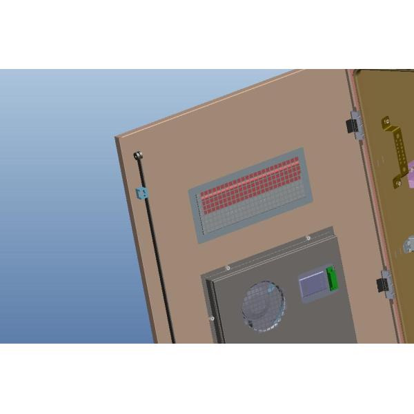 Шкаф шкафа связи 19 дюймов на открытом воздухе, на открытом воздухе шкаф электроники IP55