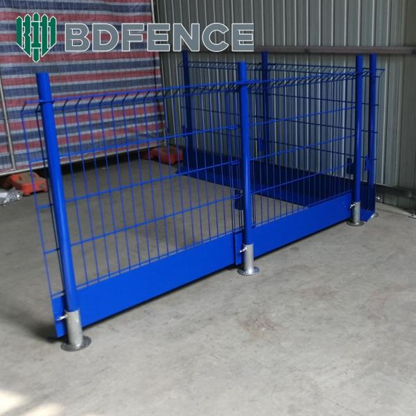 Temporary Safety Edge Protection Barrier Construction Site Perimeter Guardrail for Construction Edge Safety Metal Fence Fall Prevention Systems