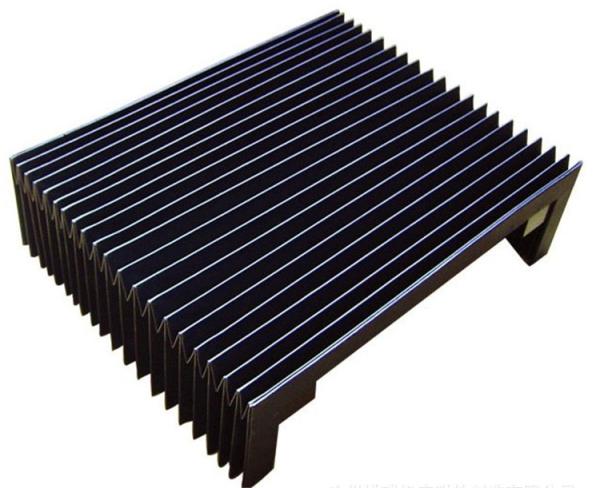 black heat sealed bellows with fabric /pvc for weld spatter or elevated tempertures