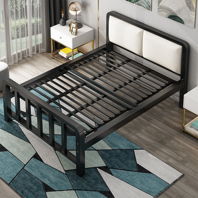 Home Furniture Bedroom Set Metal Sofa Cum Bed with Flat Queen Sizes Queen Bedset