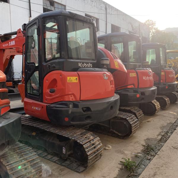 Kubota KX163 KX165 KX155 Mini-excavatrice d'occasion avec une excellente performance de travail