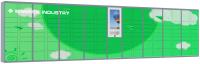Casiers multi RFID de collection de colis de langues et numéro de téléphone Access