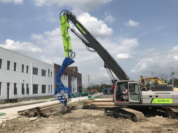 Zoomlion Medium Excavator Mounted Vibro Hammer Environment Friendly