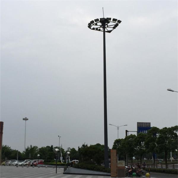 Mastro alto claro poligonal de pólos de inundação do HDG 50m para a iluminação de Motoway