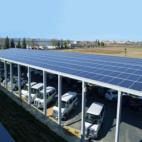Commercial Residential HDG Q345 Carport Solar Systems