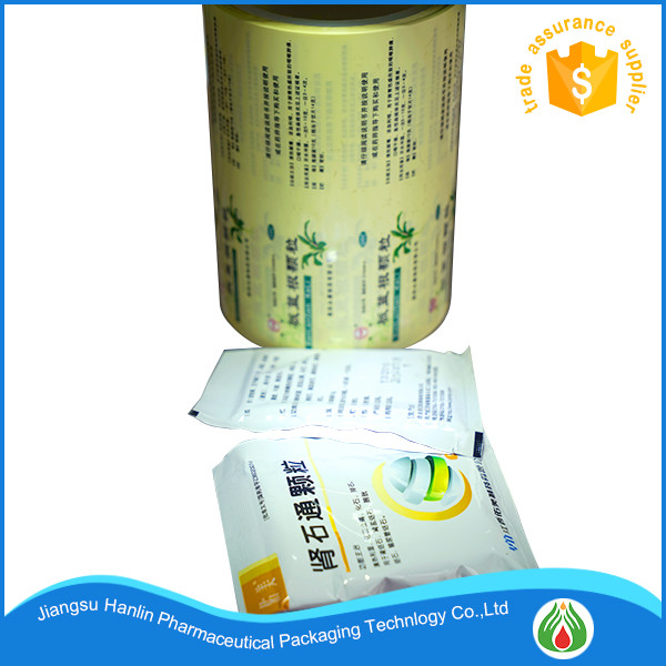 composited treatment packaging film pet+aluminum foil+pe from china for making sachets