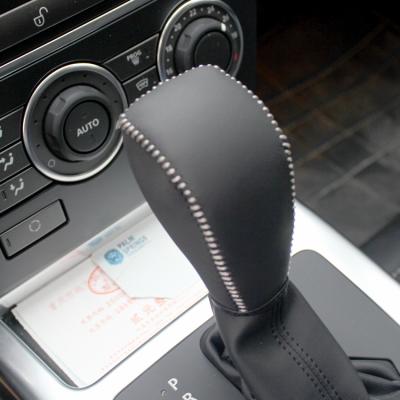 Black Leather Gear Shift Knob Cover for Land Rover Freelander 2 2007-2013 Automatic