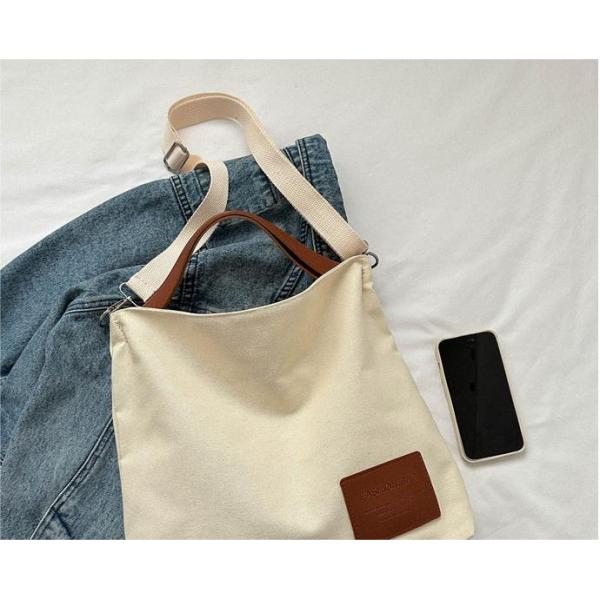 2024 Spring Trend Simple Shoulder Bag Large Capacity Tote Bag Other Pattern Type
