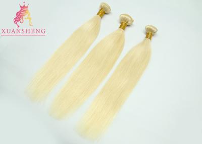 Straight Brazilian Virgin Colored Hair , Honey Blonde Unprocessed Human Weave