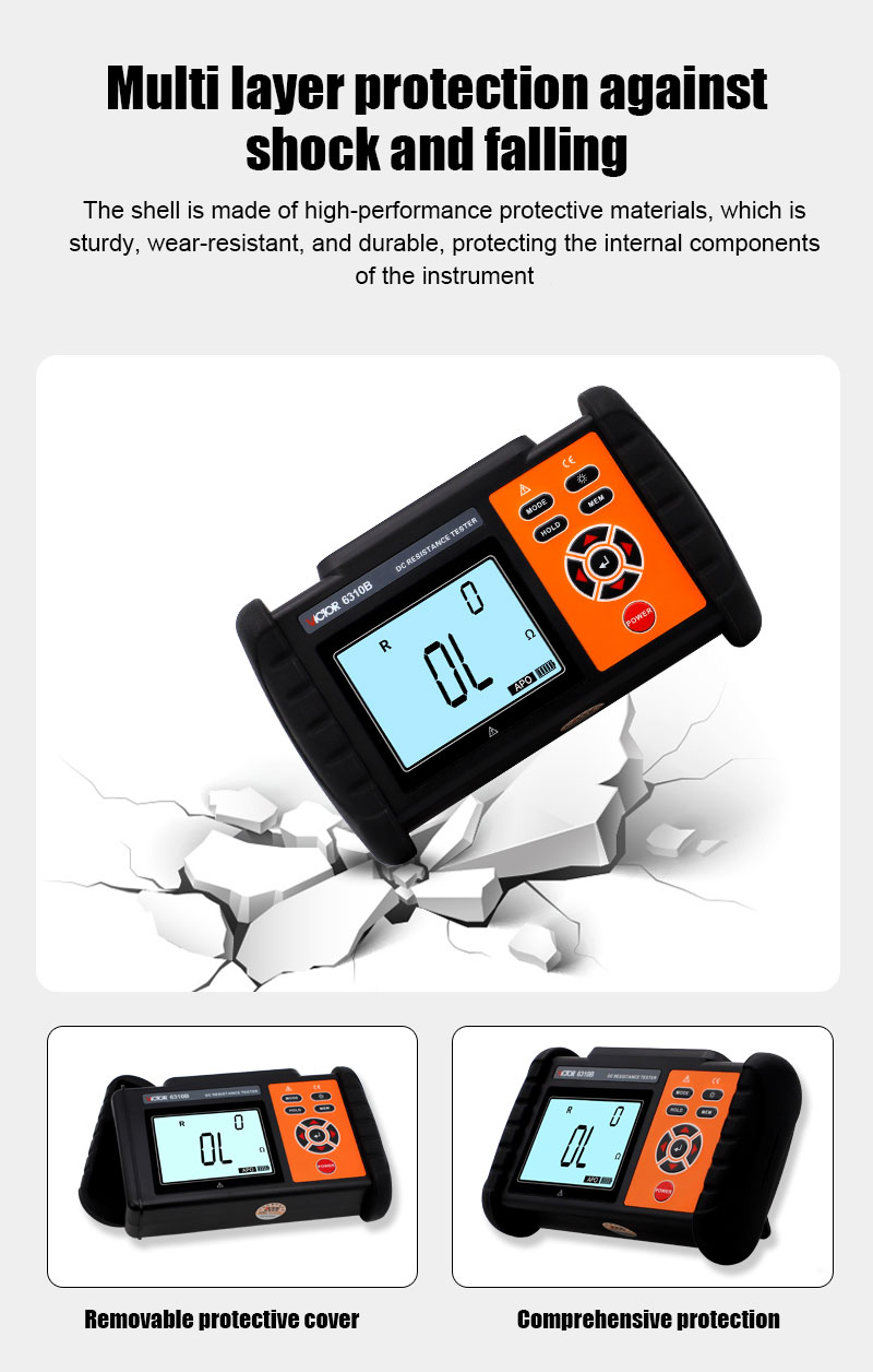 VICTOR 6310A DC Low Resistance Tester 30KOHM диапазон сопротивления 500 групповое хранение данных