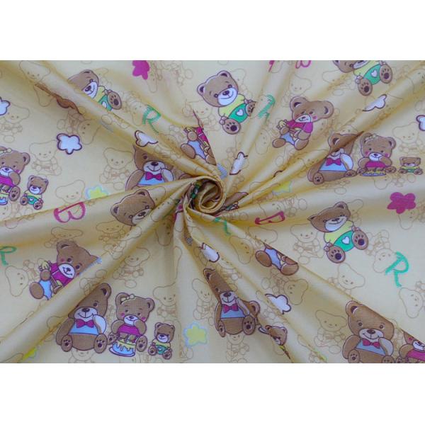 Polyester Warp Knitted Color Printing Mattress Quilting Fabric 225cm Width