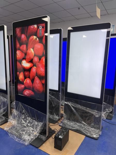 Android Advertising Floorstanding Digital Signage Display LCD Screen 240V