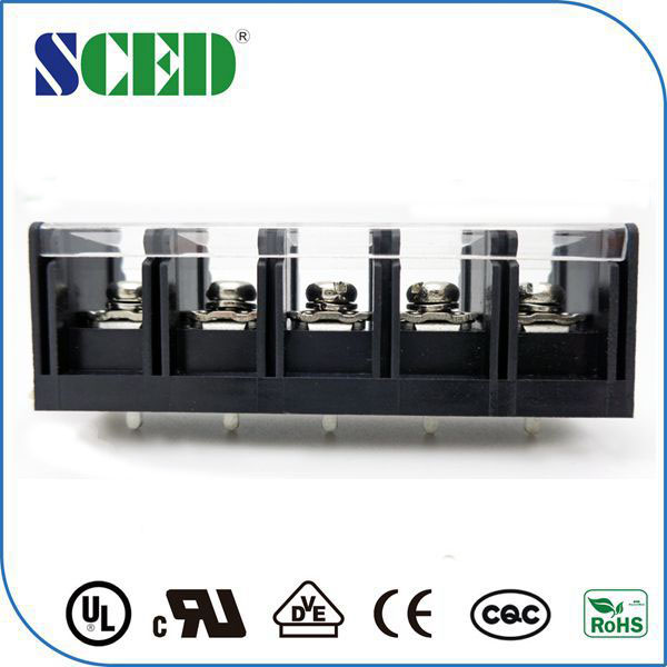 Electrical Barrier Terminal Block 600V 40A OEM / ODM For INVERTERS
