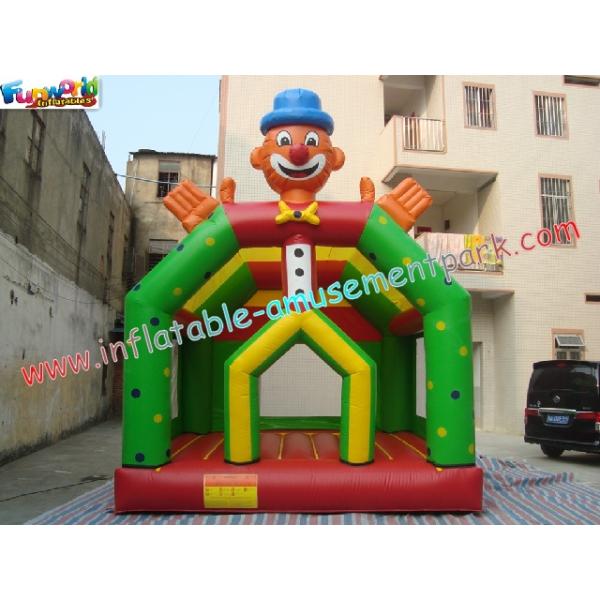 Подгонянные замки клоуна малышей раздувные коммерчески оживлённые скача для напольной, крытой пользы