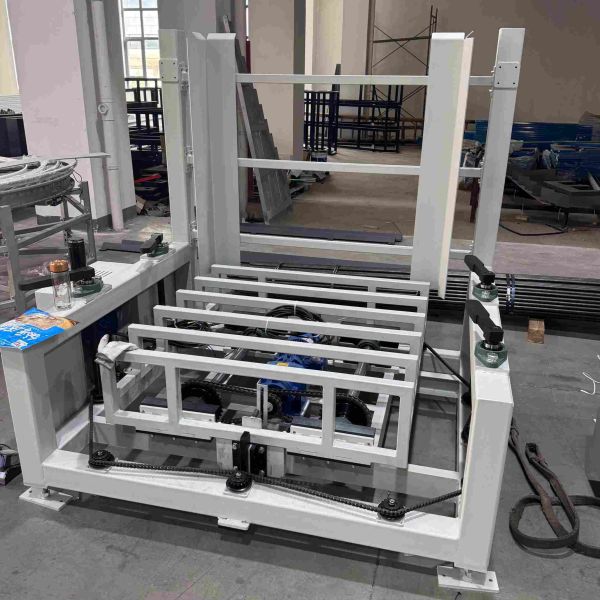 Smooth Pallet Release Pallet Destacker for Packaging Line Conveyor Systems