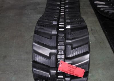 Joint Free Continuous Rubber Track 52.5mm Pitch Anti Slip In Black Color
