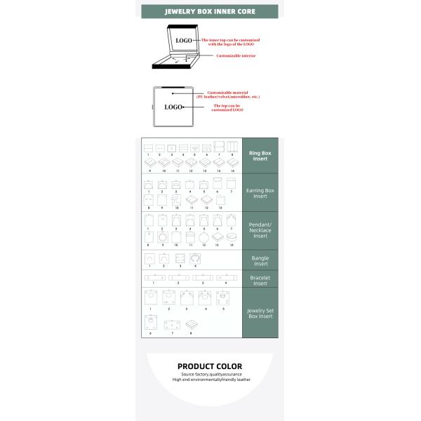 Wholesale Premium Blue Jewellery Packaging Box