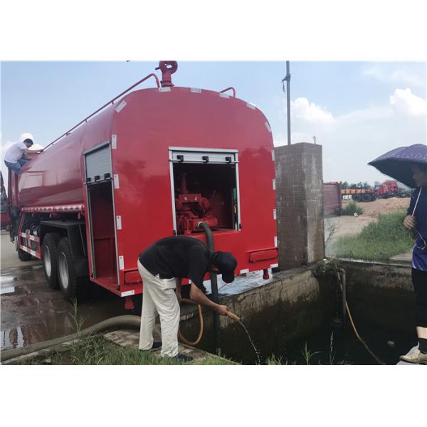 HOWO 6X4 371HP 20 Tons 20ton Fire Quenching Truck 20000L Fire Water Sprinkler Tanker Truck