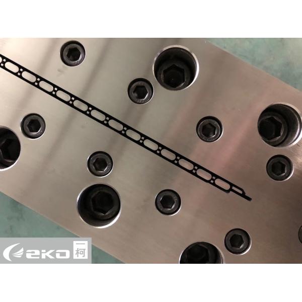 Silver WPC Wall Panel 800mm and PVC Celling Mold with Extrusion Mould Shaping Mode