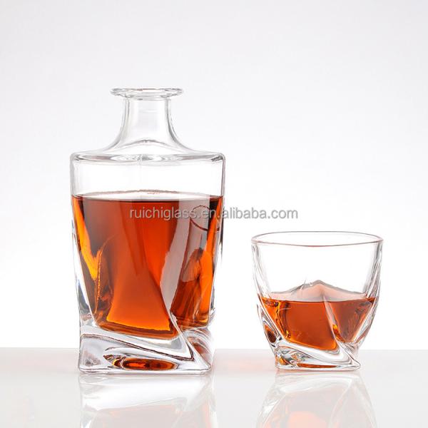 End Spirits Collection 750ml Vodka Glass Bottle with Hot Stamping and Aluminum Cap