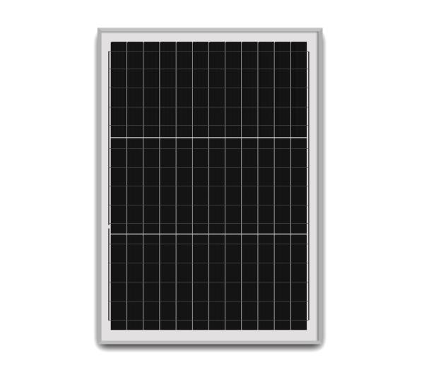 Photovoltaic Polycrystalline Silicon Solar Cells 12 Volt 50 Watt For Street Light