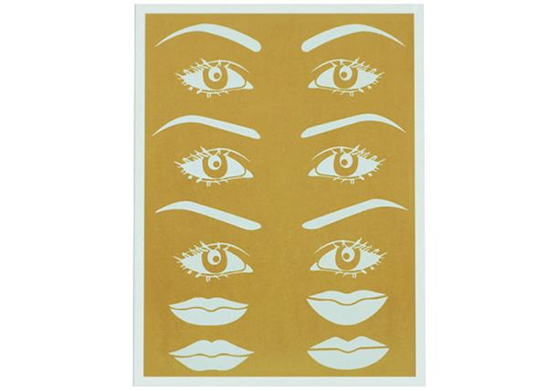 Yellow Tattoo Eyeliner Permanent Makeup Practice Skin