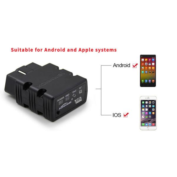 KW902 Konnwei All Items Multi - Languages ABS  Obd2 Scanner Wifi Iphone