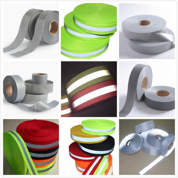 Reflective Rainbow Color Polyester Security Strips Tape For Clothing And Custom Service
