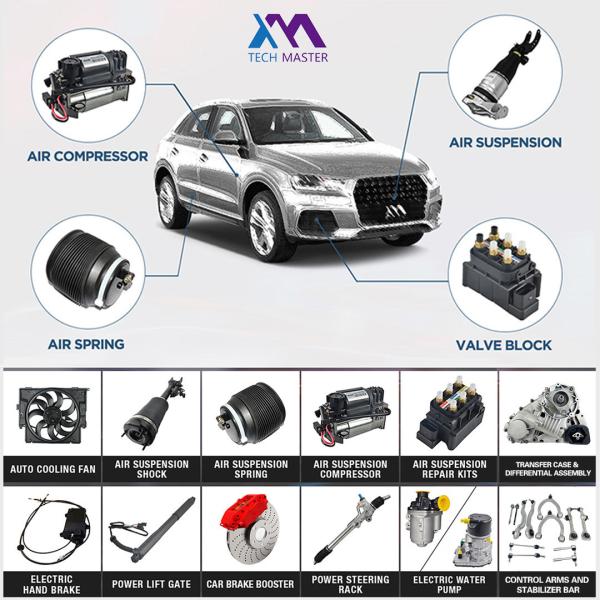 Gas-filled Front and Right Mercedes Air Suspension Shock Absorber for Mercedes Benz 2923204513 1663234900 1663200300