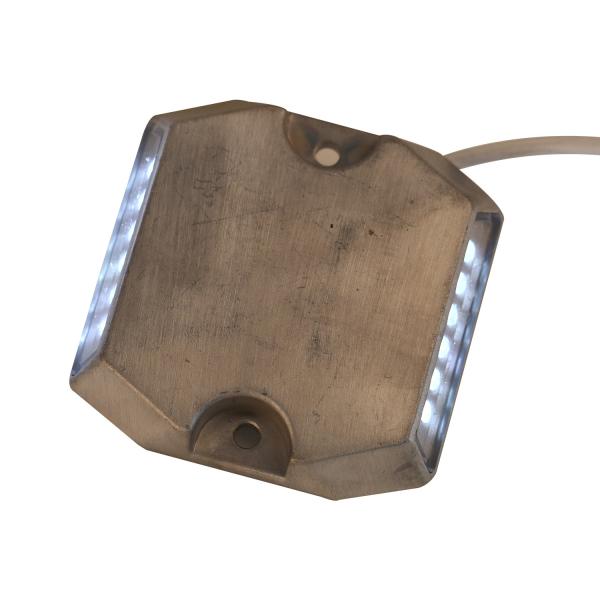 DC24V Solar LED Road Studs PC UV 5000mcd Aluminium Led Road Studs For Tunnel