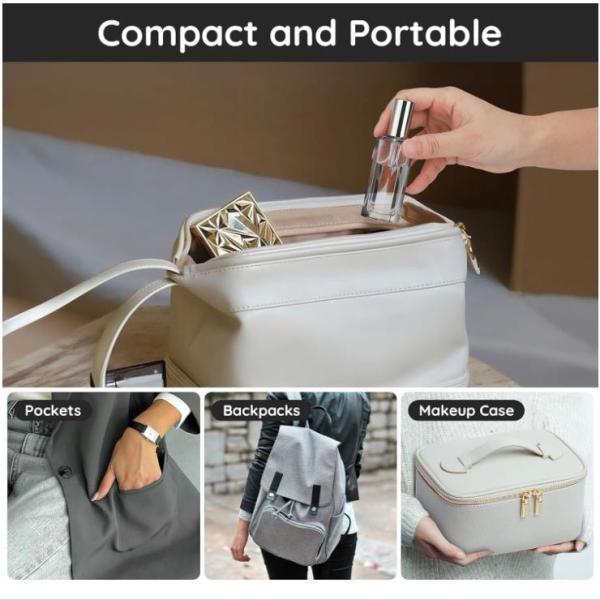 10ml Perfume Atomizer for Men Women Refillable Glass Spray Bottle 7.000kg Gross Weight