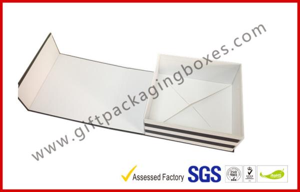 Customized Printed Lighter Rigid Gift Boxes , Magnetic Matt Black Gift Pakaging Boxes