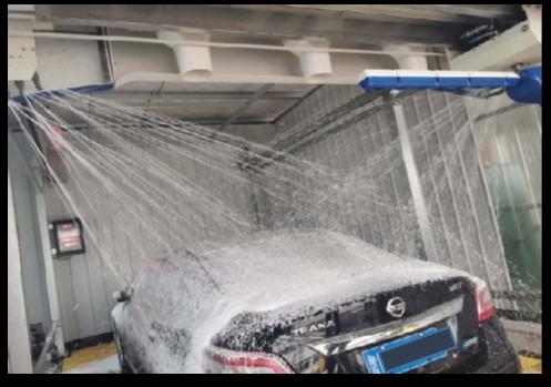RISENSE Full Automatic 360 Touchless Robotic Car Wash Hot Dip Galvanizing Steel 3 Phase, AC 380v/50hz/60hz 1000-1500W ISO9001/CE