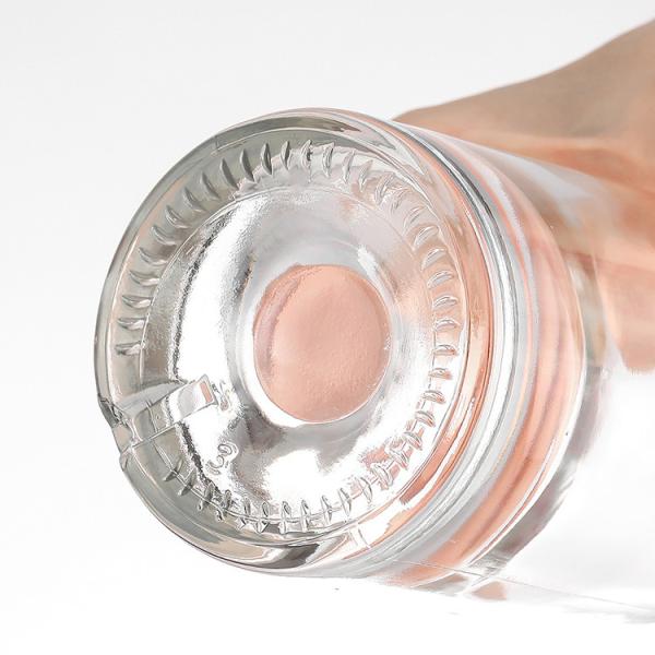 Empty Square Glass Bottle 500ml for Top-shelf Whiskey and Vodka