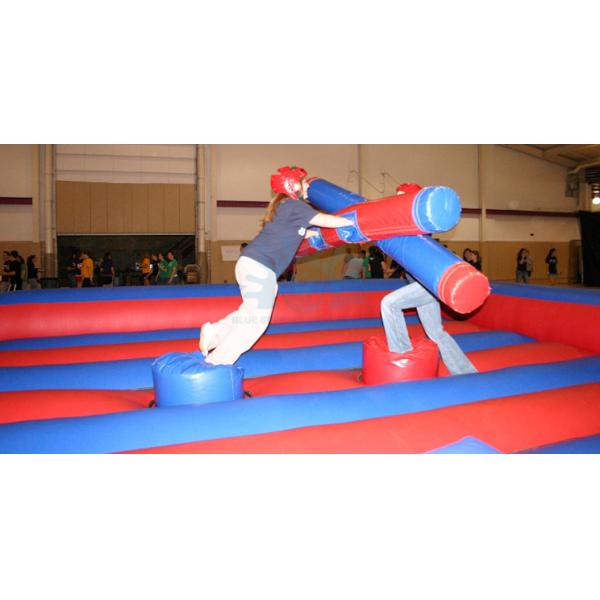 Red and Blue Gladiator Joust Inflatable Sport Games for Kids and Adults