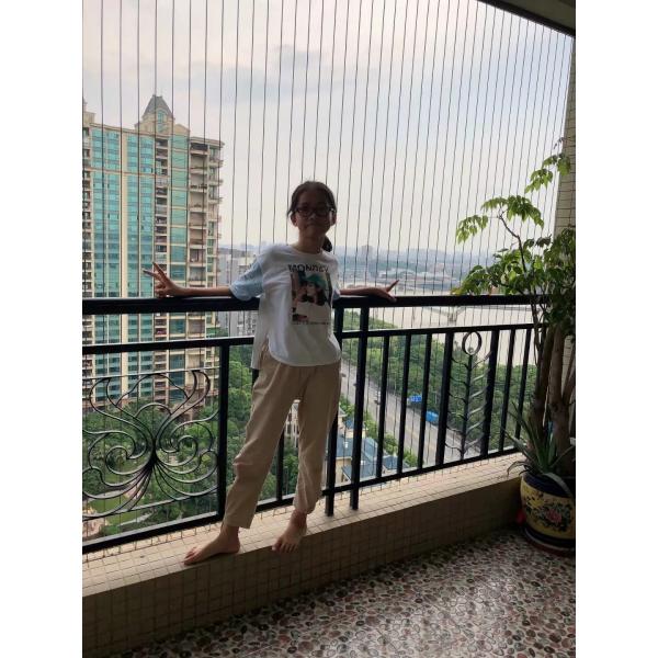 Modern Society Design Style 316 Grade Wire Invisible Grille Balcony