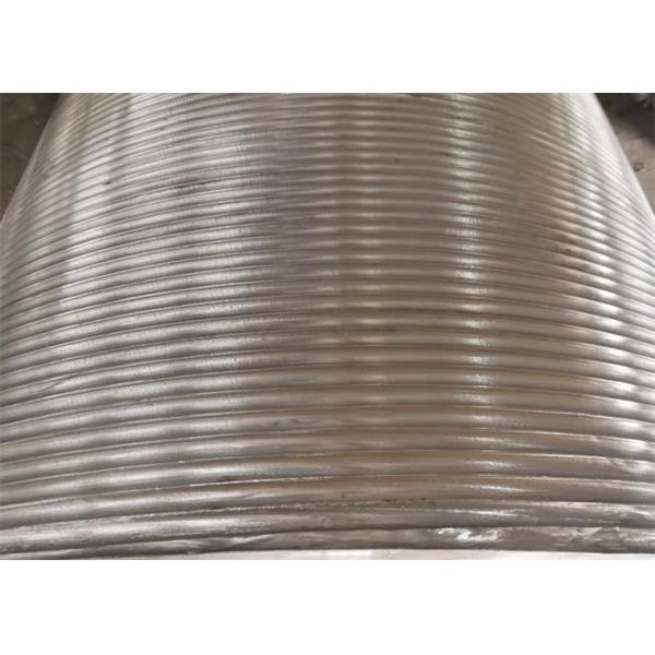 Canal galvanizado semi acabado de Lebus del acero de carbono del tambor del torno del cable de la inmersión caliente