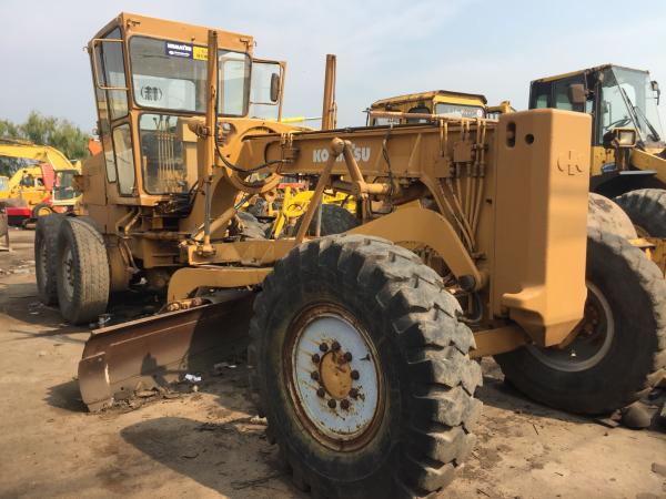 Used Komatsu GD511 Motor Grader 10T weight  S6D95L engine with Original Paint
