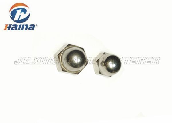 Plain Color Passivation Stainless Steel Gr 316  M6 - 1 Pitch  Hexagon Cap Head Nuts for Building