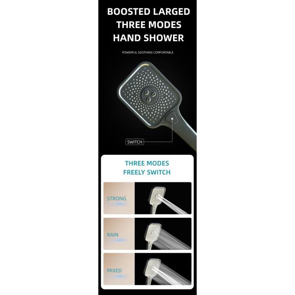 Rainfall Spray Exposed Valve Showers