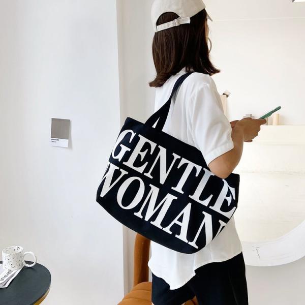 Large Capacity Oversized Canvas Cotton Shopping Tote Bag for Beach Picnic Custom Logo