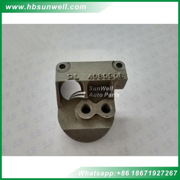 Cummins 6C 6L diesel engine parts Fuel filter holder 4980908 fuel filter seat for Dongfeng truck