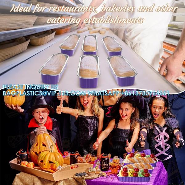Loaf Pans With Lids Aluminum Foil Mini Cake Pans, Rectangle Baking Tins Containers For Brownie Muffin Bread