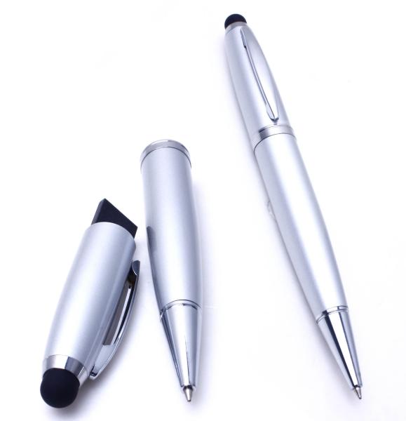 Tablet Stylus pen 3 in 1 metal usb pendrive for iPhone/iPod/Smartphone