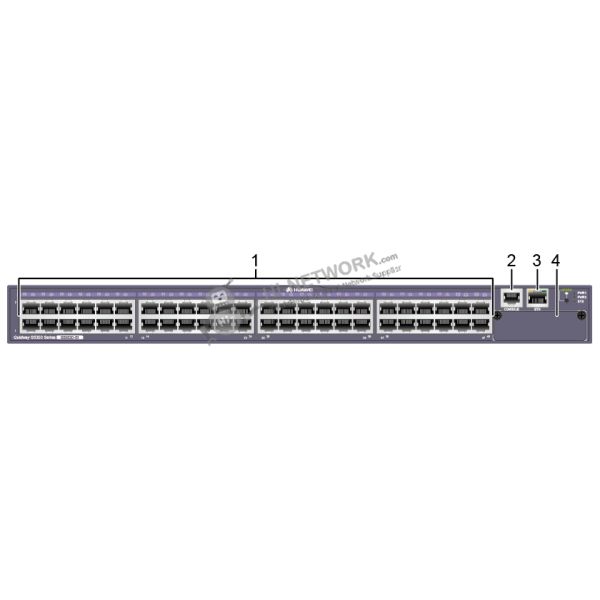 front-panel-ls-s5352c-ei-datasheet Huawei Switch LS-S5352C-EI with 176 Gbit/s Switching Capacity 256 Gbit/s Board Switching and 132 Mpps Forwarding Performance