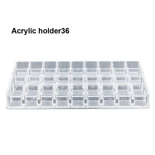Semi Permanent Makeup Acrylic Holder 36 24mm Tattoo Inks Display Shelf