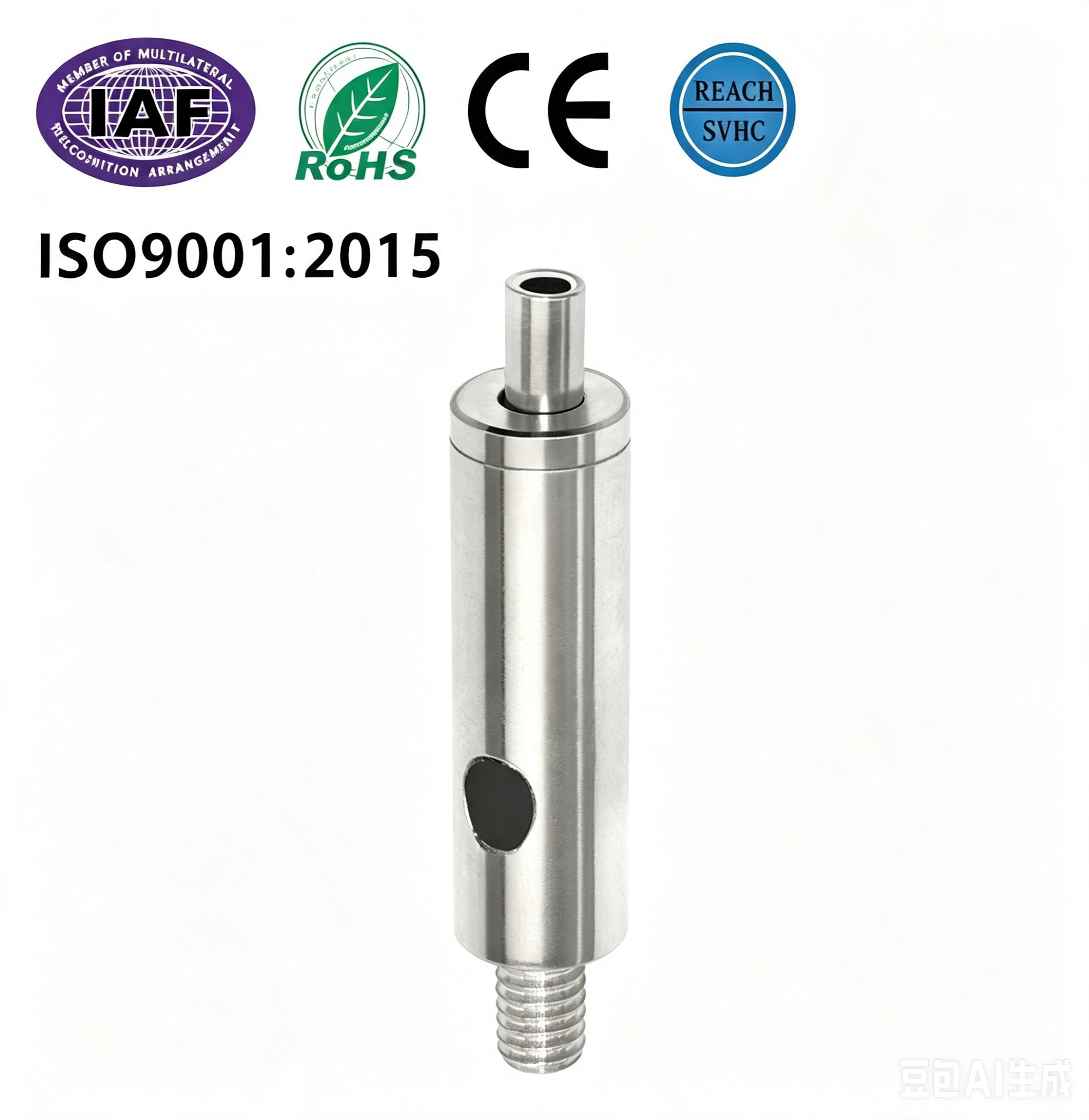 Brass Threaded Wire Rope Lock Linear Light Sign Suspensions Adjustable Cable Gripper External Male Thread