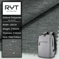 Le tissu imperméable adapté aux besoins du client de polyester peut être pour le sac à dos extérieur
