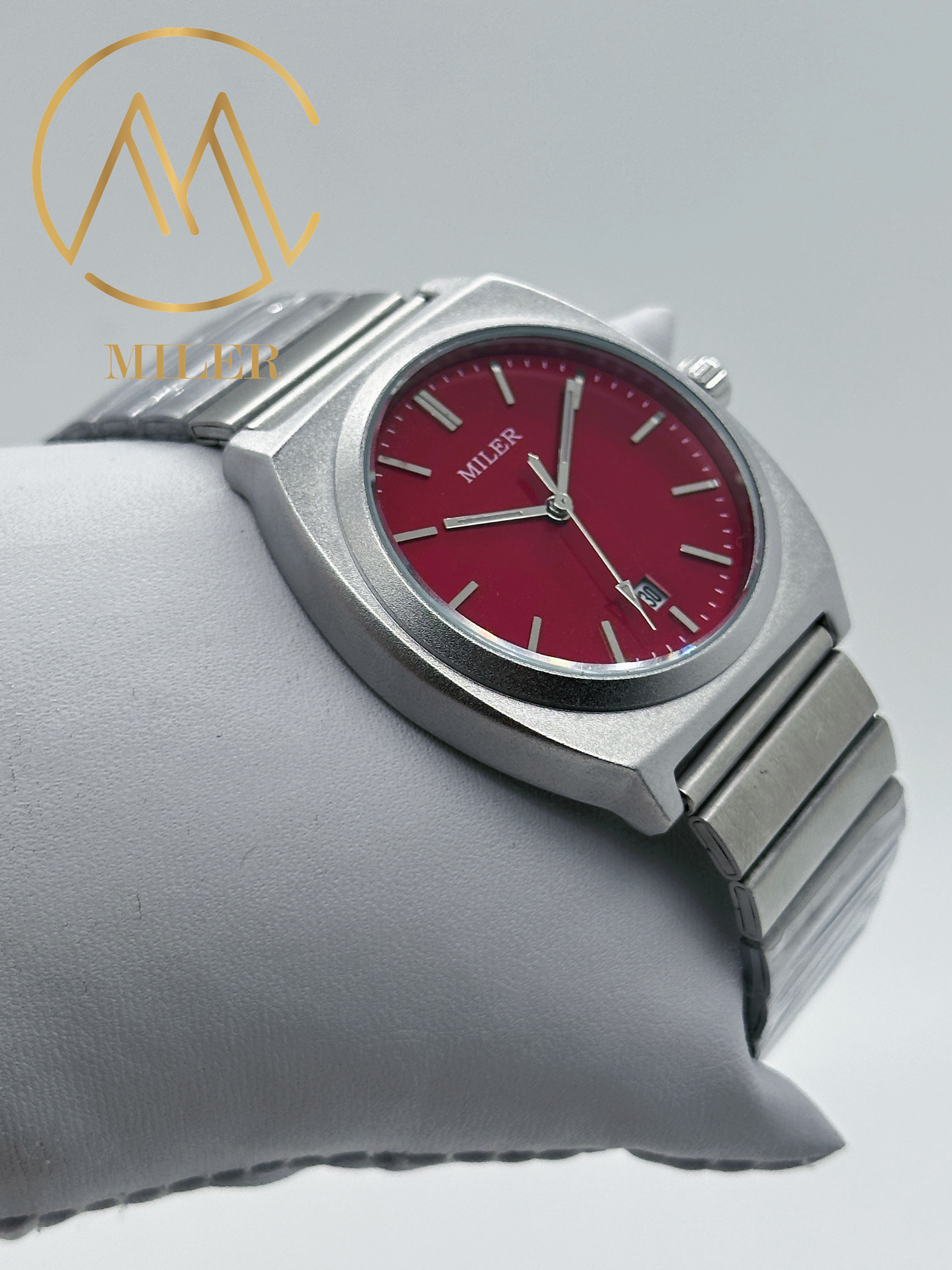 Reloj de lujo de cuarzo con logotipo personalizado Reloj de muñeca de cuarzo Un regalo personalizado para cualquier ocasión