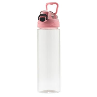 Bouteille d'eau renouvelable RPET Stylish 700 ml Bouteille d'eau en plastique à poignée portable Mode Bouteilles d'eau de sport en plastique pour adultes Avec certification GRS